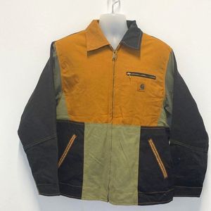 Custom Carhartt Reworked Color Block Jacket Size L